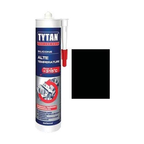 Silicone alte temperature tytan - Nero ml 300