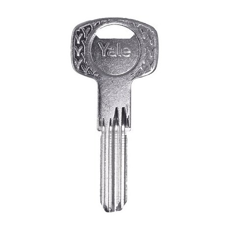 Chiave punzonata yale serie y1500 new originale - Ottone nichelato