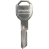 Chiave piatta yale gemma originale - Ottone nichelato