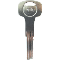 Chiave punzonata yale serie y1500 originale - Ottone nichelato