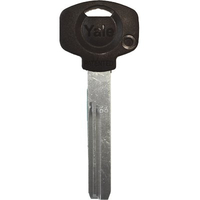 Chiave punzonata 7x7 originale yale - Testa nera alpacca