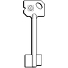 Chiave doppia mappa hk 5hk1 silca - Ottone nichelato
