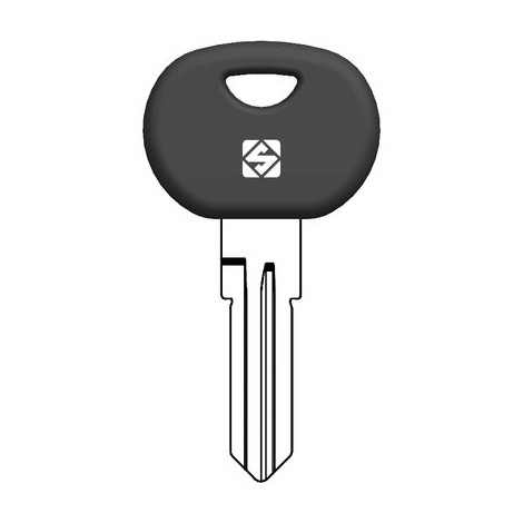 Chiave auto huf hu217rp  silca - Fiat citroen acciaio nichelato