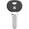 Chiave auto huf hu217rp  silca - Fiat citroen acciaio nichelato