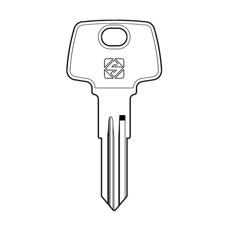 Chiave auto cem cem4 silca - Acciaio nichelato