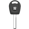 Chiave auto transponder volkswagen hu162ate silca