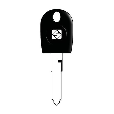 Chiave auto transponder ducati kw17te silca