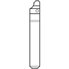 Chiave flip auto citroen peugeot va7t silca - Ottone nichelato