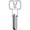 Chiave punzonata gevy gvy3r silca - Ottone nichelato