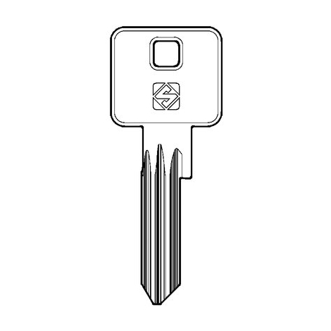 Chiave piatta abus ab95 silca - Acciaio nichelato
