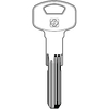 Chiave punzonata yale ya118smd silca - Ottone nichelato