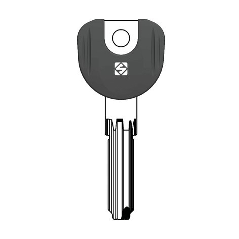 Chiave punzonata titan tn58p silca - Ottone nichelato
