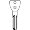 Chiave punzonata viro mc27r silca - Ottone nichelato