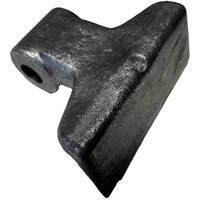 Mazza stampata L=137mm, S=52mm, H=95mm, � fori 19,5mm. Adattabile a Berti.