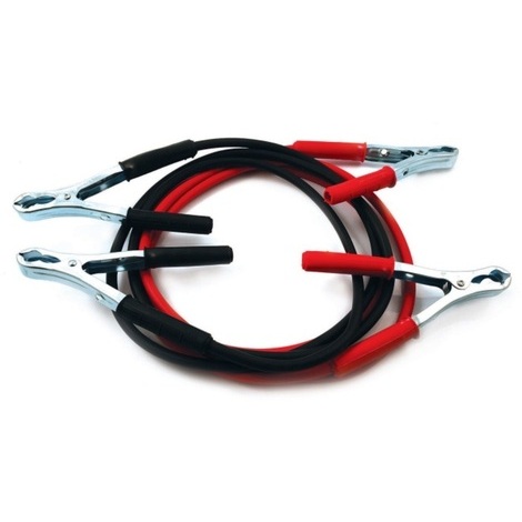 Cavo davviamento batteria in rame con pinze 120 A, sezione 25 mm, lunghezza 2500 mm