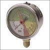 MANOMETRO GLICERINA CASSA INOX 0-20/60