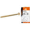 Vite truciolare tsp ottonata self workit - Cava pz filetto intero mm 4,5x20 cf=pz 23