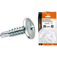 Vite autoperforante tmt ranellata self workit - Zincata bianca cava ph mm 4,8x32 cf=pz 14