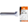 Vite metallo te zincata self workit - Classe 8.8 filetto intero mm  5x 10 cf=pz 18