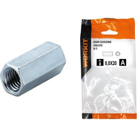 Dado giunzione zincato self workit - M 10 mm 17x40 cf=pz 2