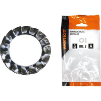 Rondella dentellata self workit - Zincata m  6 cf=pz 40