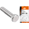 Vite metallo te inox a2 self workit - Filetto intero mm  4x40 cf=pz 7