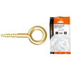 Occhiolo a vite ottone self workit - Mod 17x40 mm 6x18x2,5 cf=pz 4