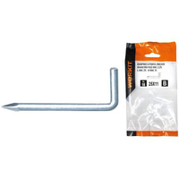 Rampino a punta zincato self workit - Mod 20x100 mm 80x21x4,0 cf=pz 4