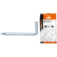 Rampino a punta zincato self workit - Mod 17x40 mm 30x12,5x2,5 cf=pz 16