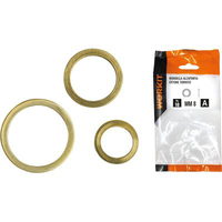 Rondella alzaporta self workit - Ottone tornito mm 9 cf=pz 5