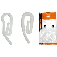Gancio x fettuccia a corda self workit - Nylon bianco grande cf=pz 30