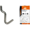 Gancio uncino acciaio self workit - X pannello espositivo crom n� 1 mm 15x31 cf=pz 10