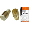 Mensolina reggipiano tornita self workit - Tonda ott luc mm 7x8 + perno m5 cf=pz 14