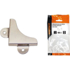 Fermaspecchio ad angolo self workit - Ferro nichelato vetro mm 4 cf=pz 4