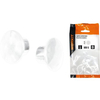 Tappo copriforo self workit - Plastica bianca mm  8 cf=pz 30