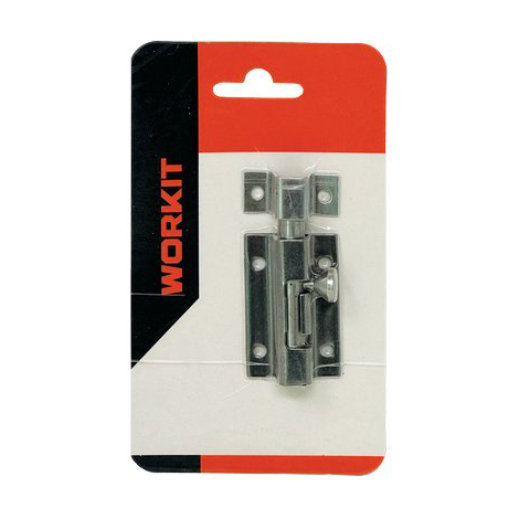Catenaccio portalucchetto tondo self workit - Acciaio inox piastra mm 33 cm 7/11