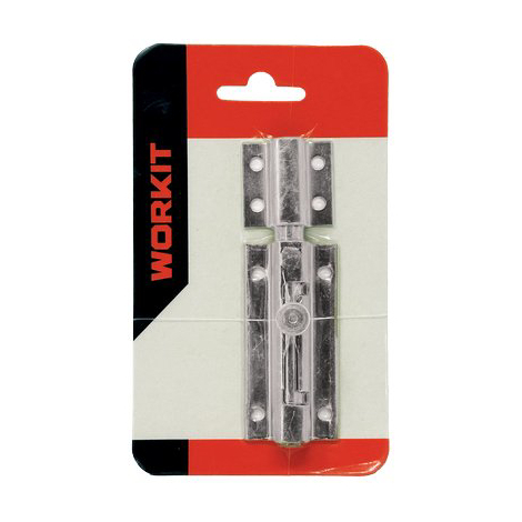 Catenaccio portalucchetto tondo self workit - Acciaio inox piastra mm 33 cm 9/15
