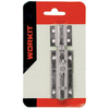 Catenaccio portalucchetto tondo self workit - Acciaio inox piastra mm 33 cm 9/15