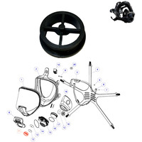 Guarnizione valvola inspirazione semimaschere maschera c.11