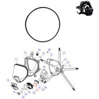 Or 3187 per membrana fonica semimaschere maschera cod.16