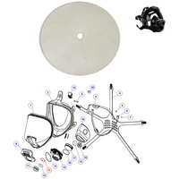 Valvola espirazione in silicone semimaschere maschera intera cod.13