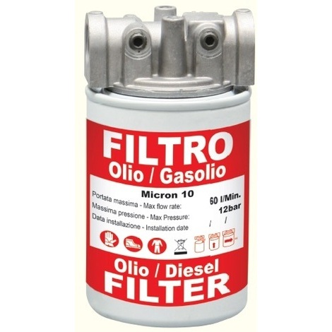 FILTRO A CARTUCCIA 60LT/min 10 MICRON