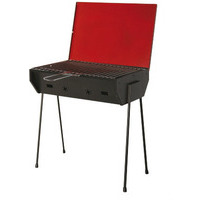 Barbecue valigetta camping 40x30x72h richiudibile made in italy
