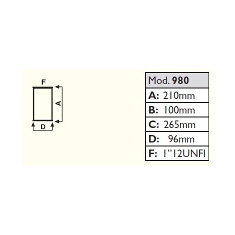 CARTUCCIA RICAMBIO PER MOD.980