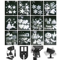 Proiettore 12 effetti intercambiabili garden per festivita' - da esterno