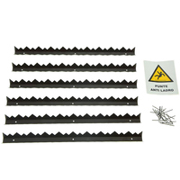 Kit punte antiladro per grondaie - barre con spuntoni antintrusione antifurto