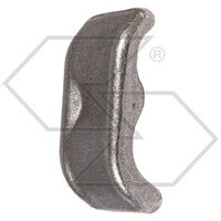 Levetta per cerniera con staffa corta tipo sottosopra paripianale