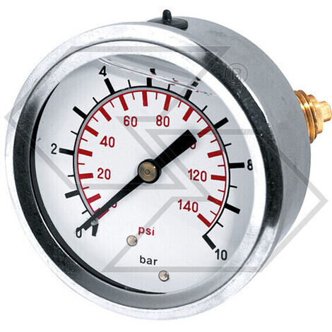 MANOMETRO ATT.POST.0-100 D.63 INOX