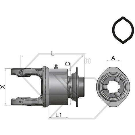RUOTA LIBERA CAT.L01 1'3/8 Z21