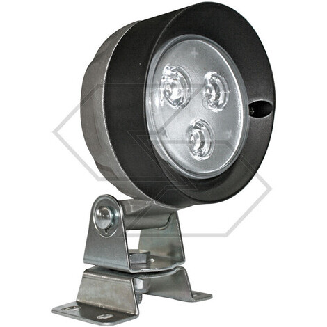 FARO DA LAVORO ROTONDO D.106 3 LED